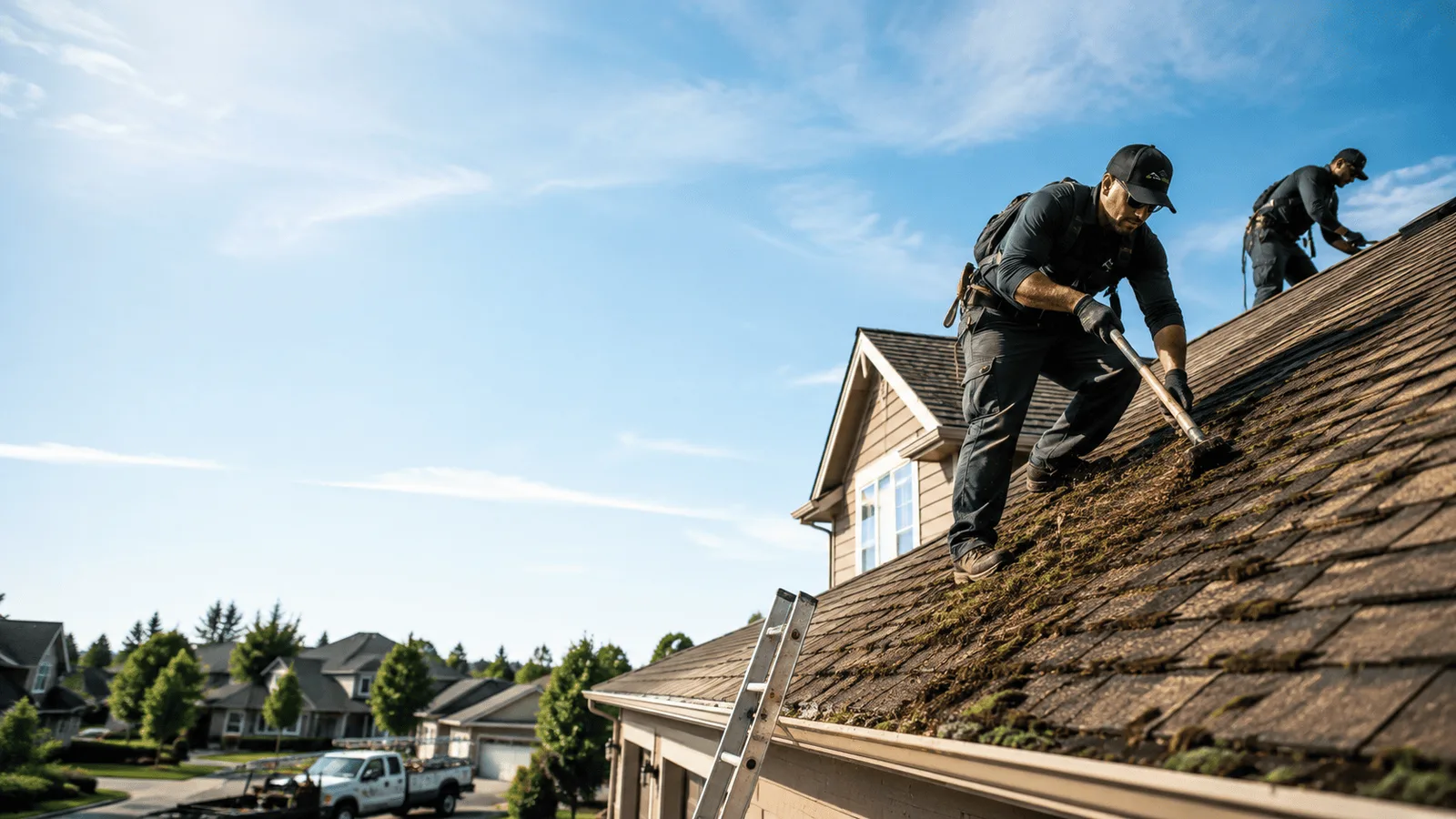 Roof Moss Removal in North Canton, OH near me